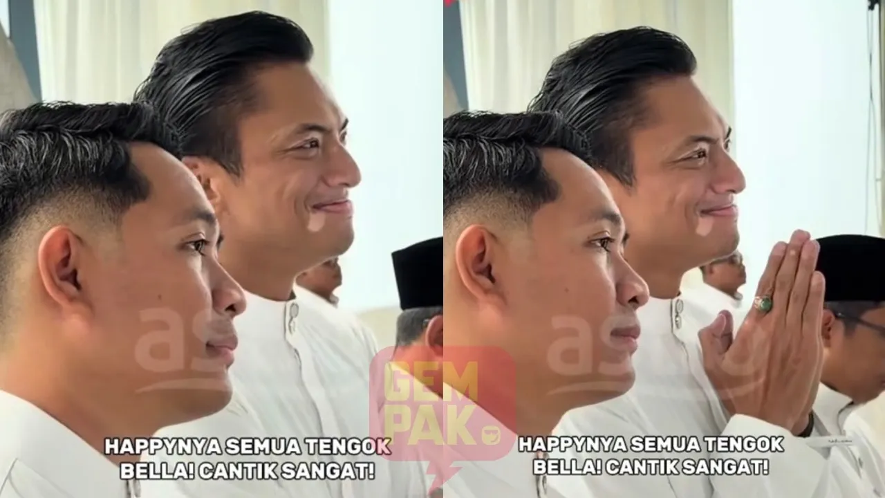 Mata Berkaca, Senyum Lebar Lihat Adik Kahwin, Reaksi Space Dollah Buat Netizen Terharu - “Semoga Allah Temukan Jodoh Yang Baik”