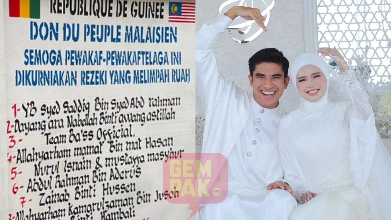Ramai Tersentuh Lihat Team BASS Wakaf Telaga Air Buat Penduduk Guinea, Afrika Sebagai Hadiah Perkahwinan Bella & Syed Saddiq