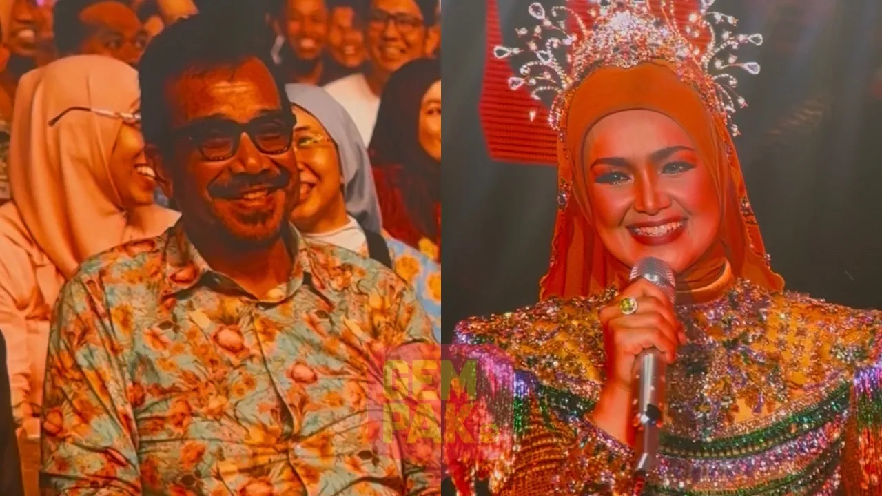 Datuk K Senyum Malu-Malu, Reaksi Comel Siti  Nurhaliza Ucap “Terima Kasih Sayang, Terima Kasih B” Buat Ramai Tersenyum