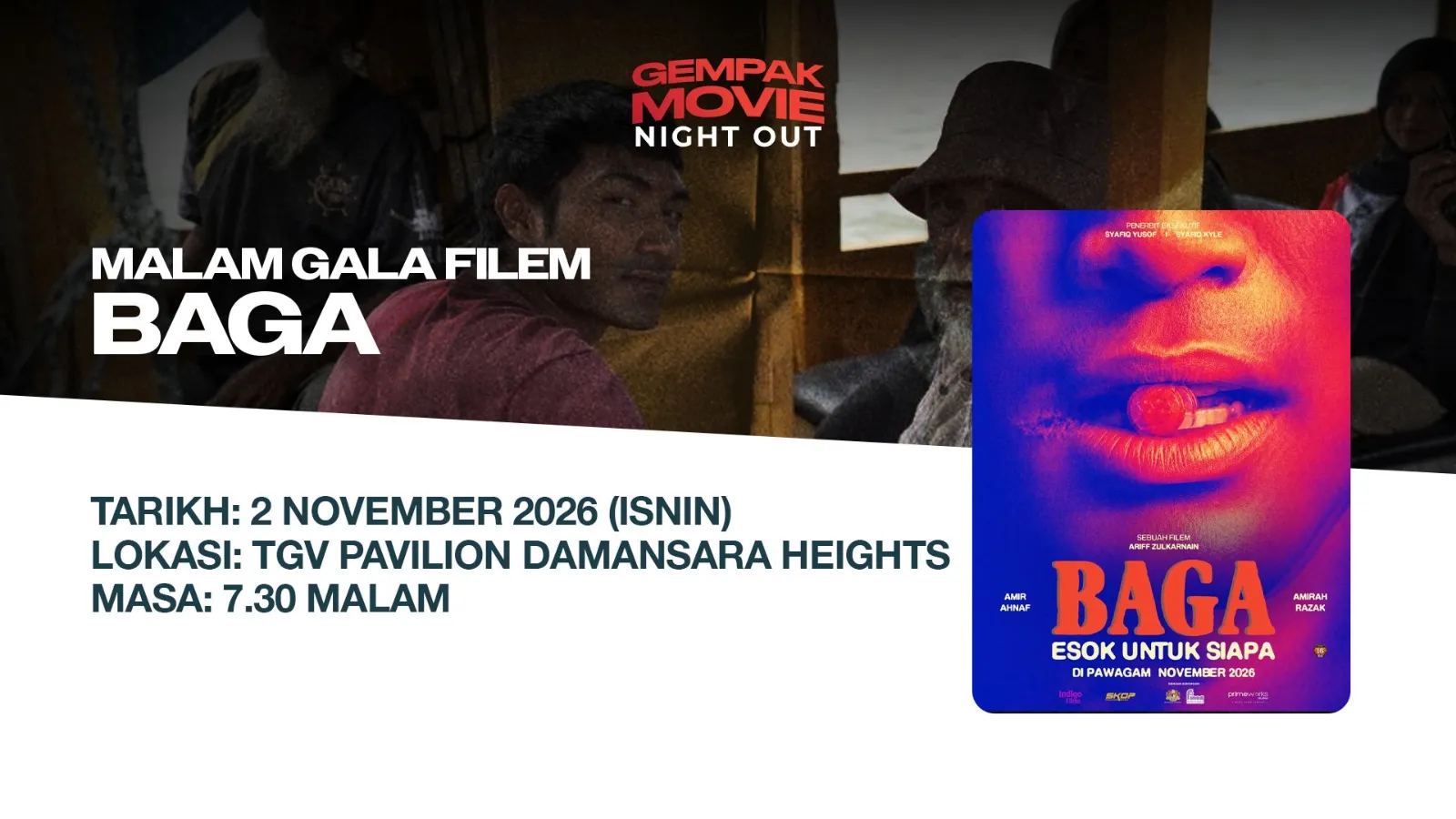 Gempak Movie Night Out: Malam Gala Filem Baga