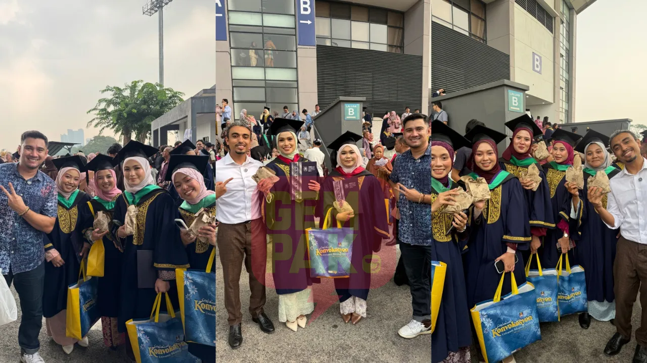 BRO PAGI GEGAR Rai Graduan UiTM Dengan Kejutan Nasi Kerabu Sempena Istiadat Konvokesyen Ke-105