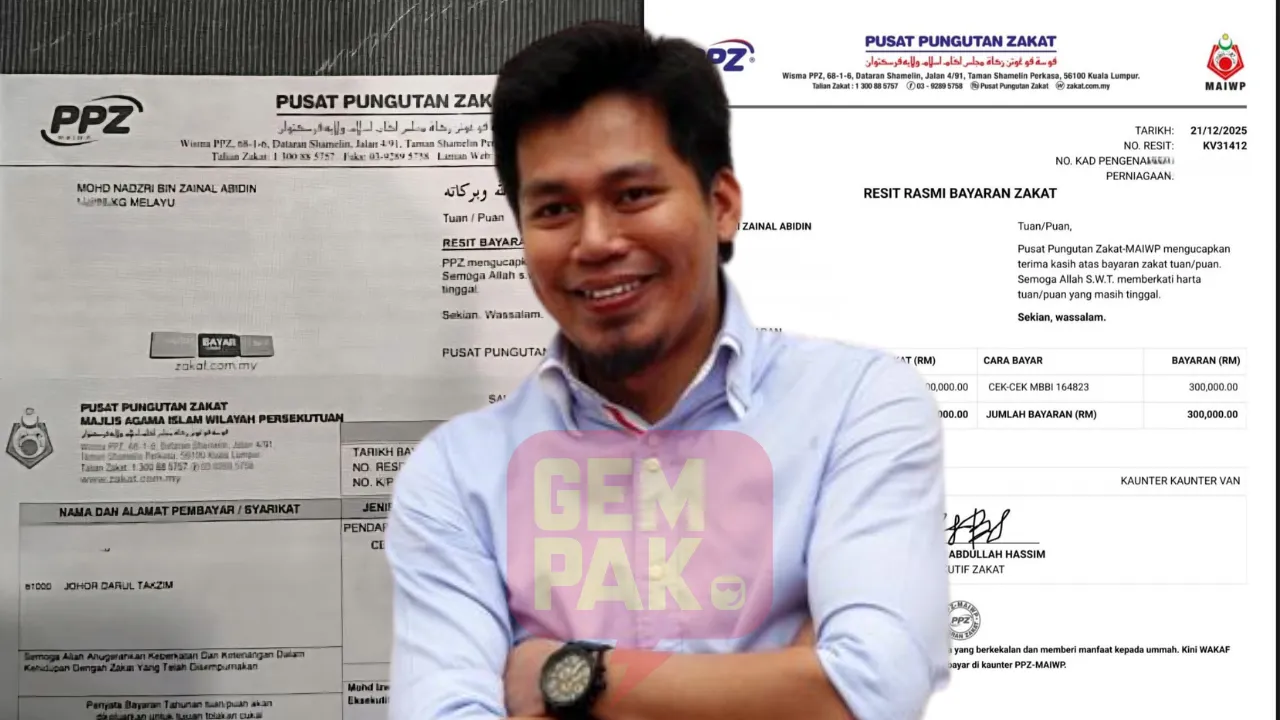 Jep Sepahtu Kongsi Bukti Bayar Zakat Setiap Tahun Ratusan Ribu – “Alhamdulillah Rezeki Allah…”