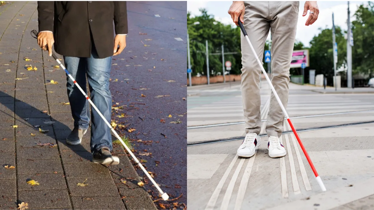 Did You Know That Different-Coloured Blind Canes Carry Different Meanings? Here's What They Each Mean