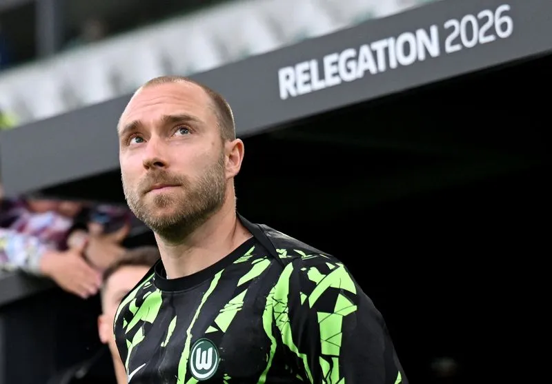 SOCCER-DENMARK-ERIKSEN:Soccer-Wolfsburg terminate Eriksen's contract by mutual consent