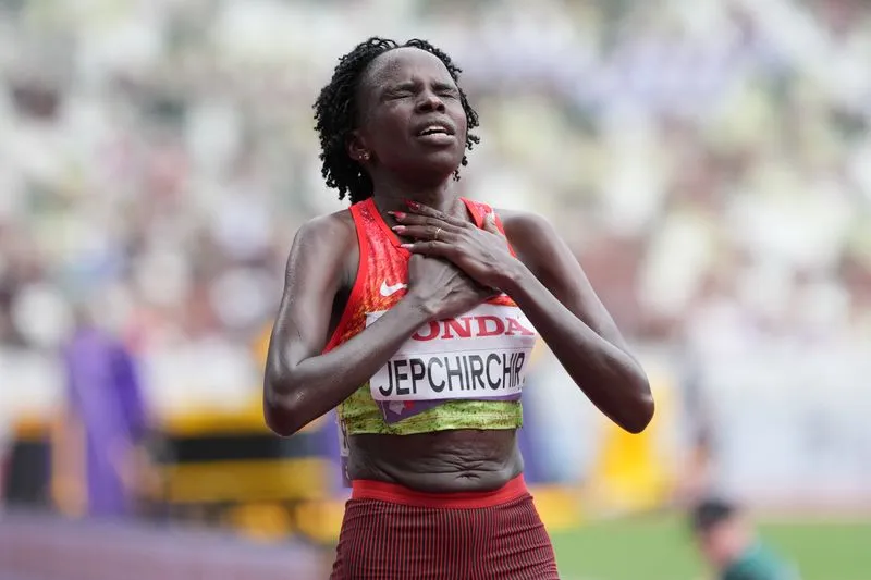 ATHLETICS-KENYA-JEPCHIRCHIR:Athletics-World marathon champion Jepchirchir provisionally banned by AIU over EPO finding