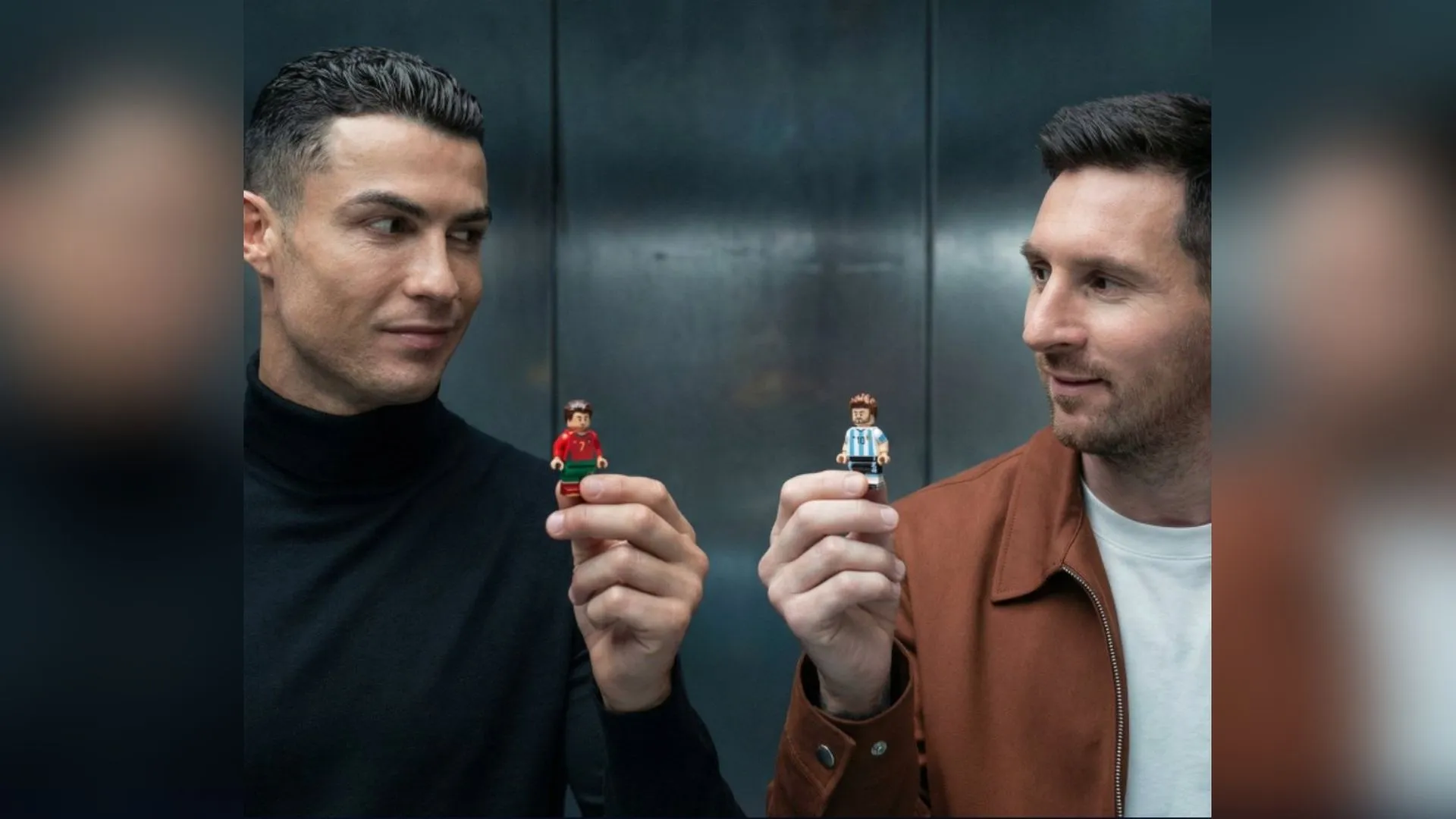 ronaldo, messi lego