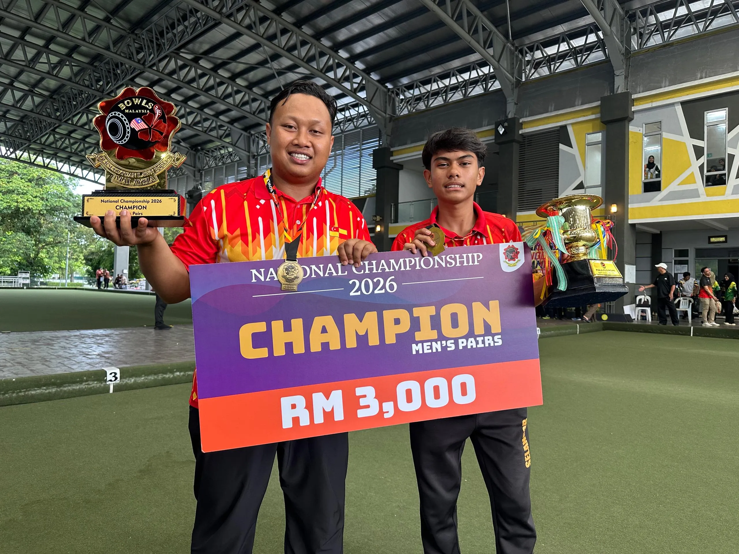 Boling Padang Singles dan Pairs Kebangsaan 2026: Andrian Armani cipta sejarah tersendiri