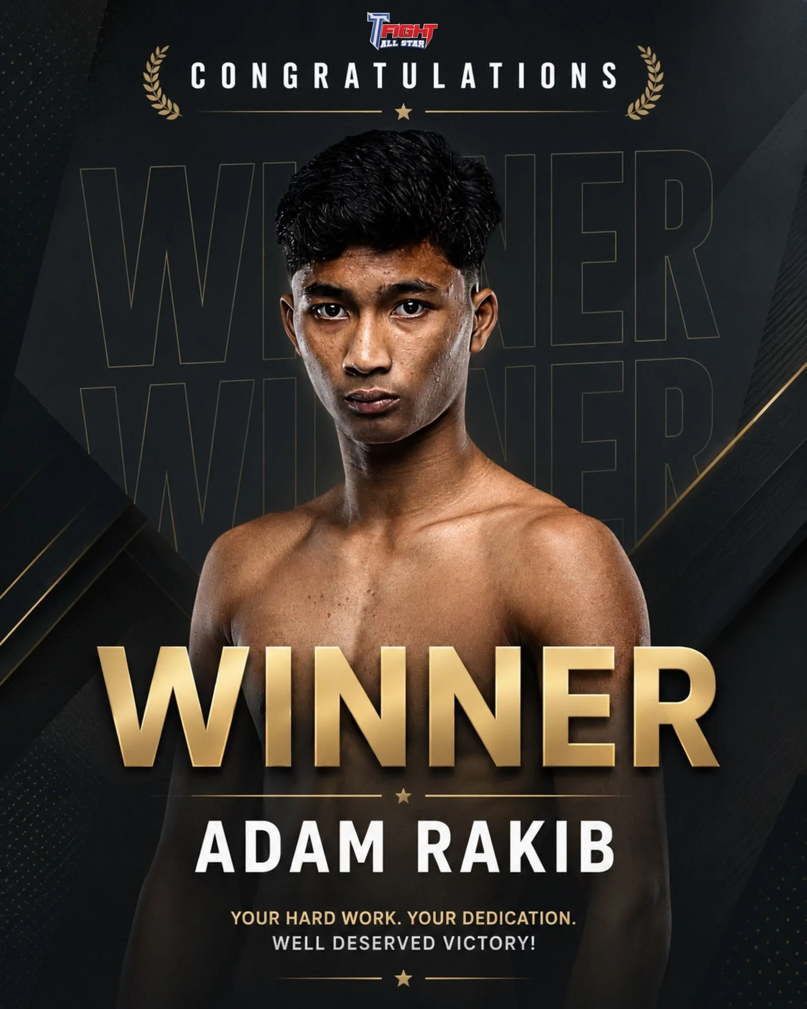 ONE Championship: Adam Rakib tumbangkan lawan dari Perancis di pusingan pertama!