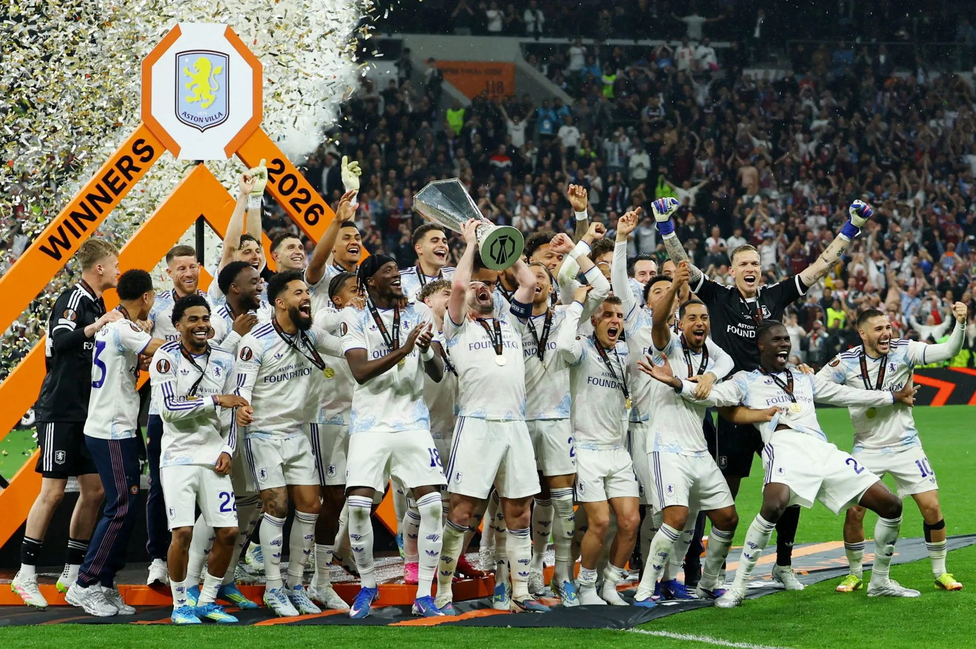 Clinical Aston Villa outclass Freiburg to win Europa League