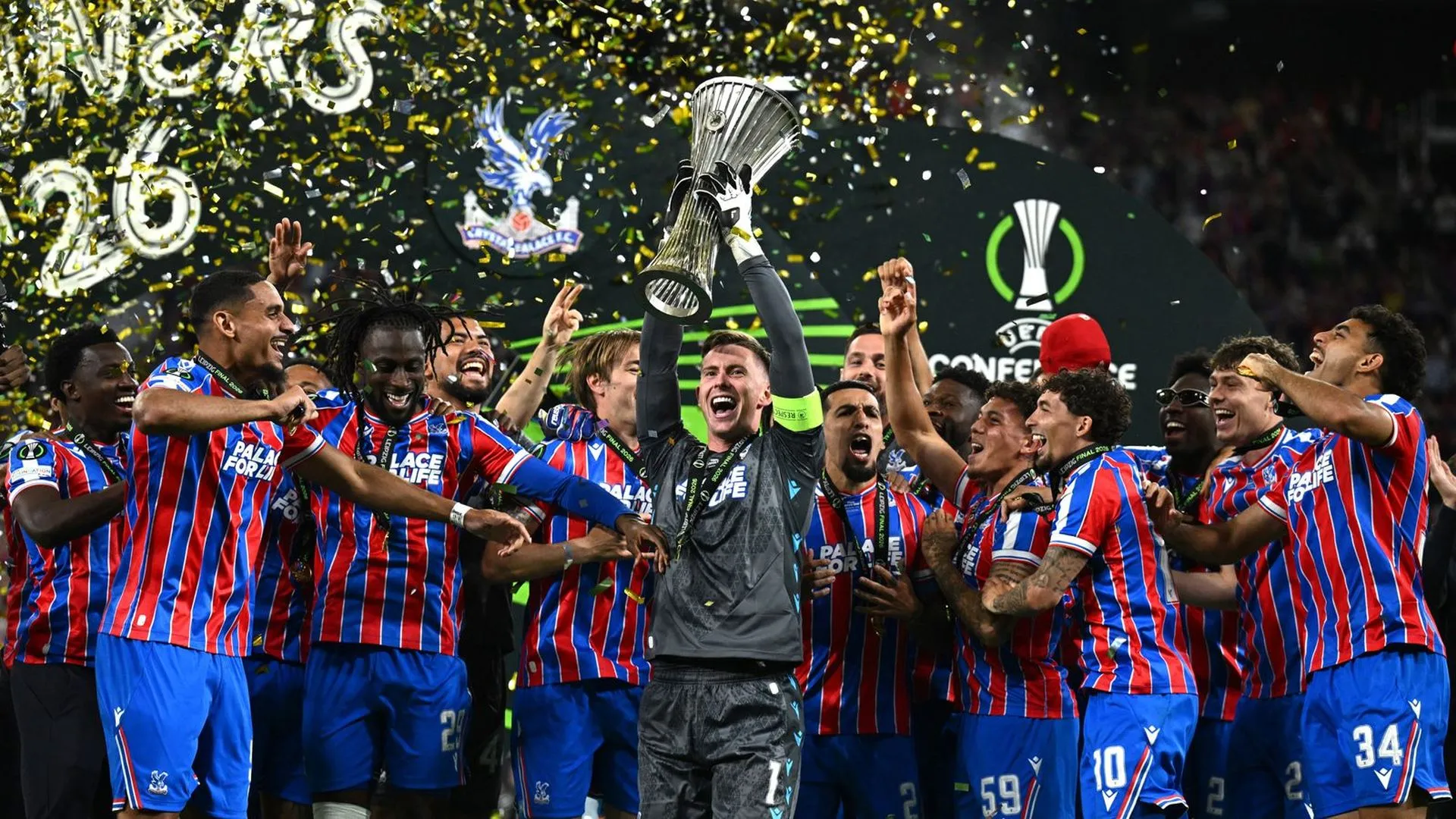 Liga Conference Europa: Mateta hadiahkan Crystal Palace trofi Eropah pertama dalam sejarah kelab