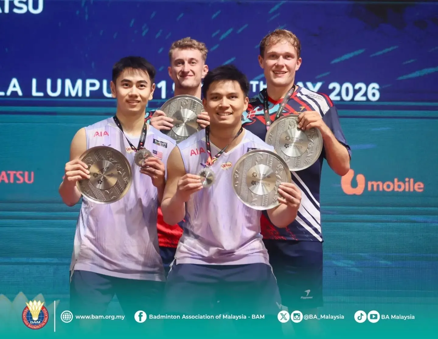 Masters Malaysia: Gandingan FeiDin muncul naib juara