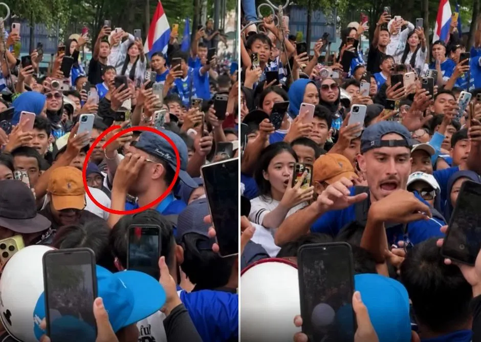 Pemain Persib Bandung dicopet semasa perayaan juara liga