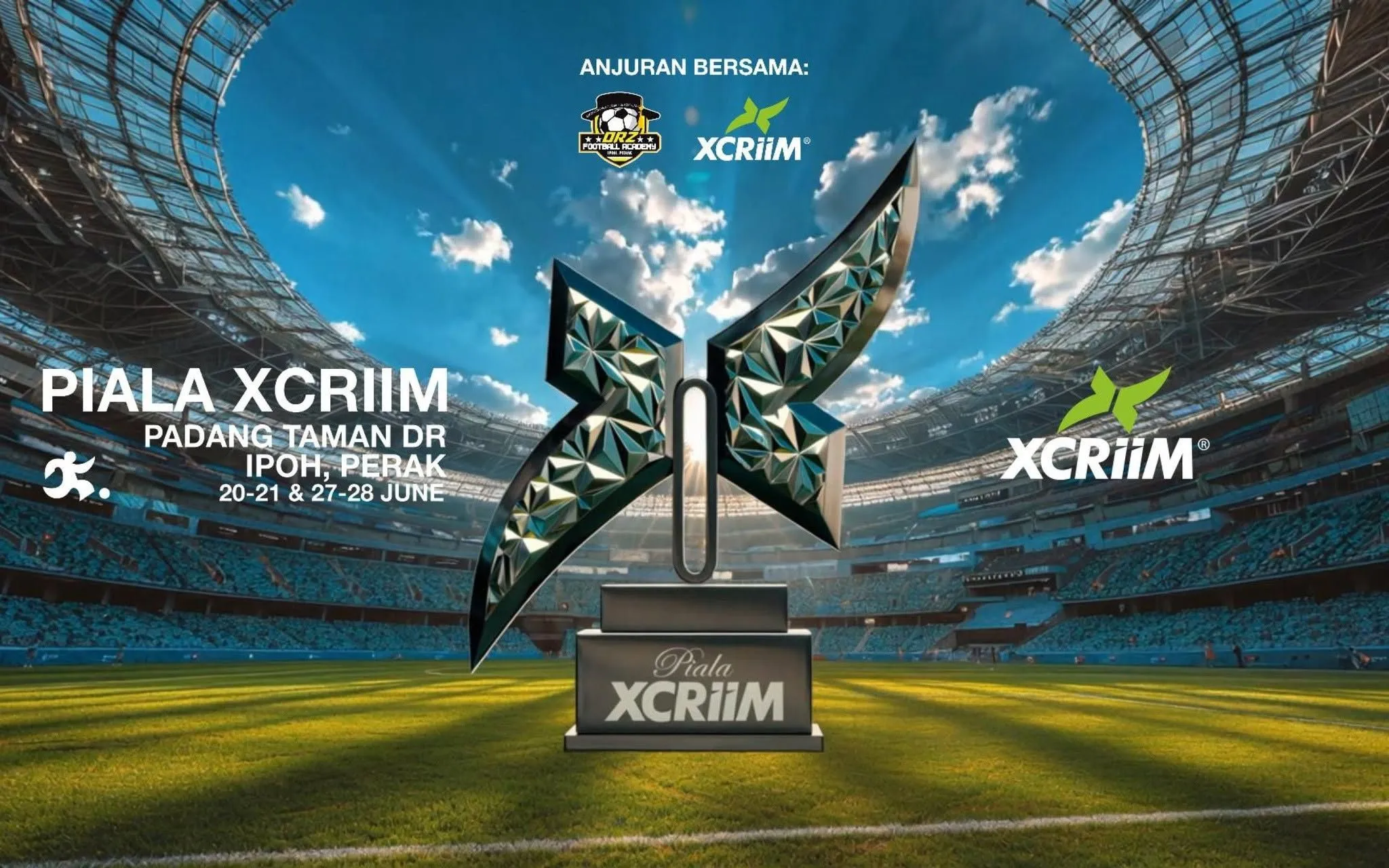 Piala XCRIIM 2026 terus raih sambutan, 110 pasukan meriahkan kejohanan bola sepak akar umbi