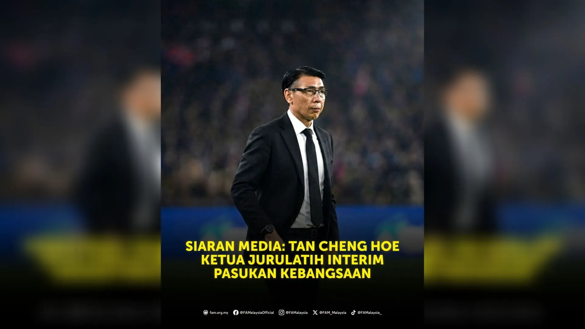 TERKINI! Tan Cheng Hoe Ketua Jurulatih Interim pasukan kebangsaan