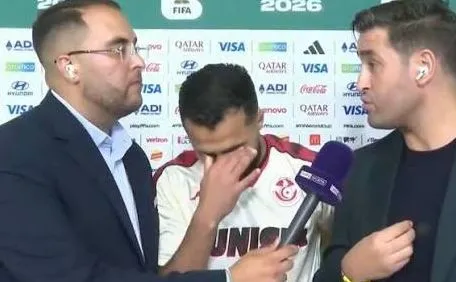 Piala Dunia 2026: Ali Abdi menangis, kritik hala tuju Persekutuan Bola Sepak Tunisia