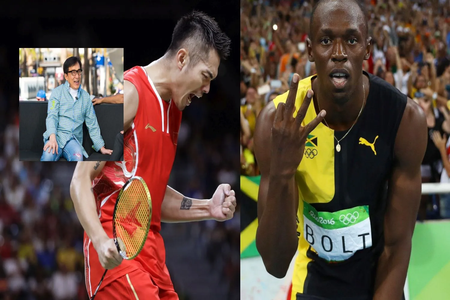 Lin Dan, Usain Bolt & Jackie Chan share something in common