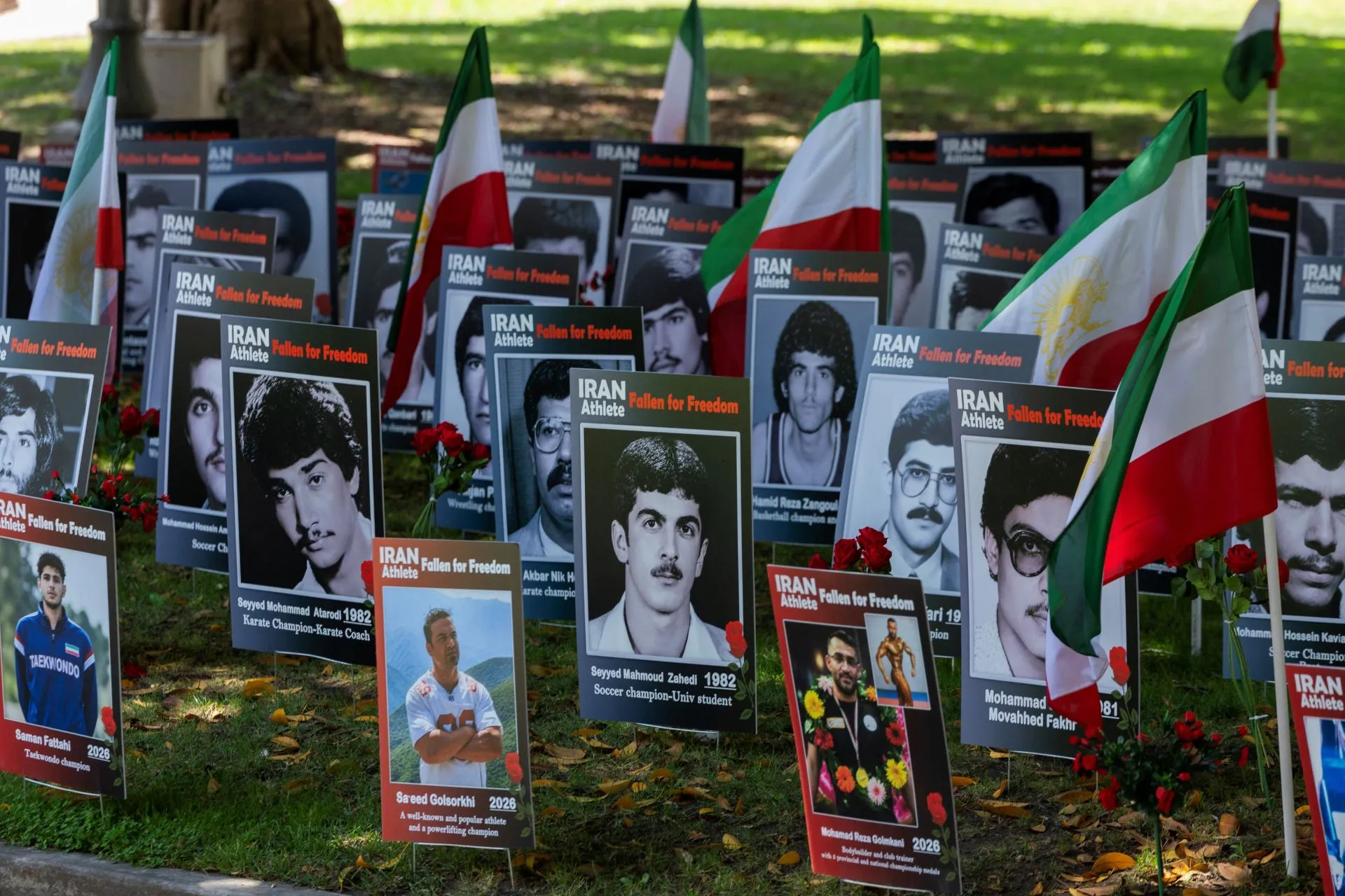 Protesters call on FIFA to kick Iran out of World Cup, citing regime involvement