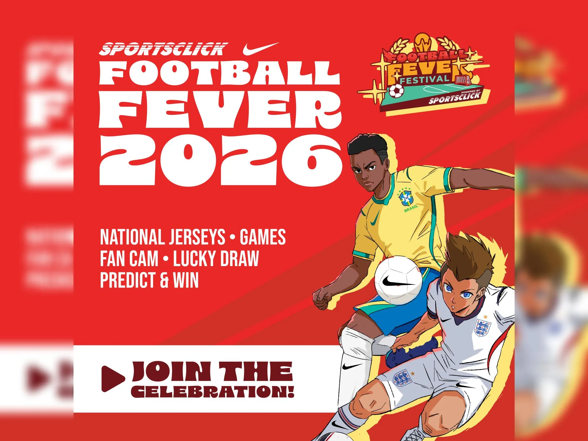 Football Fever Festival anjuran SportsClick meriahkan demam Piala Dunia di Bukit Bintang