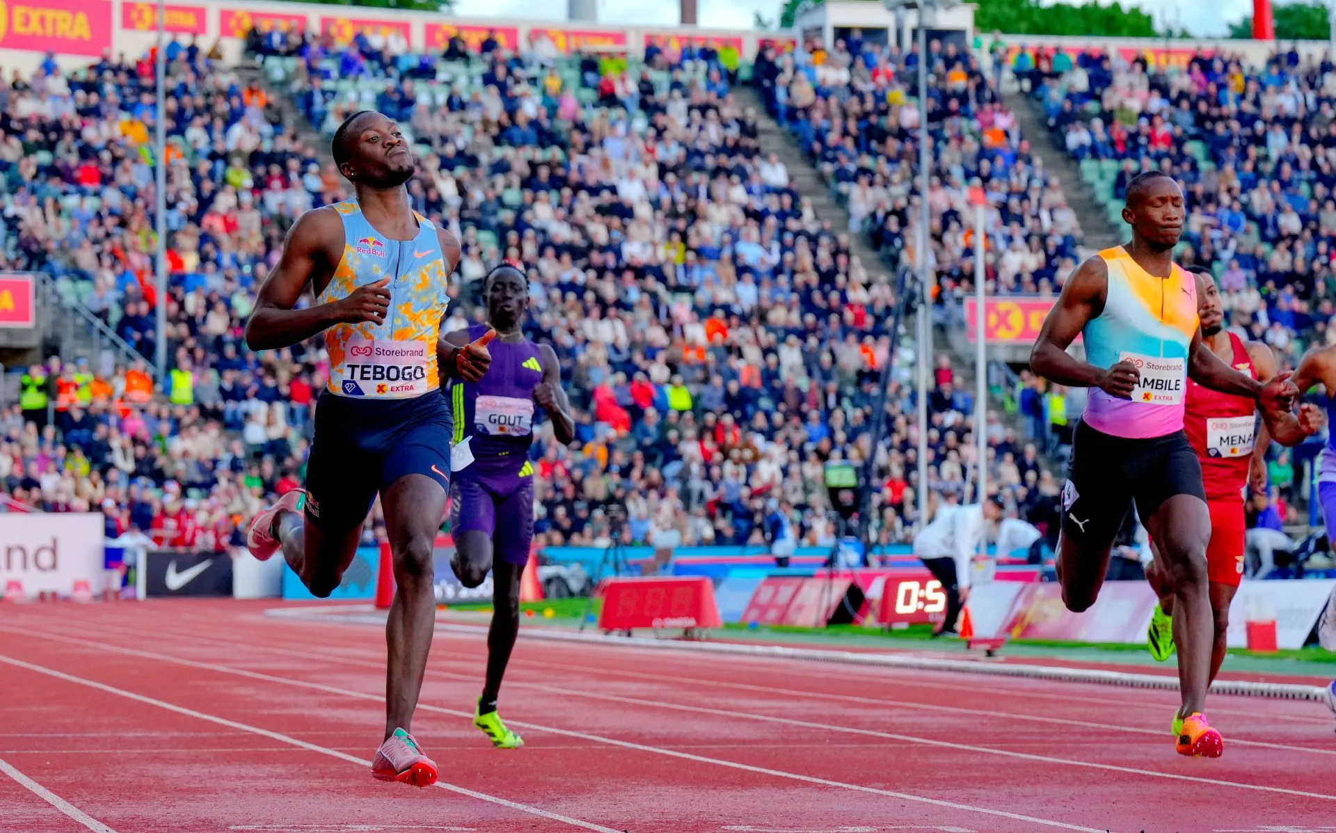 Tebogo spoils Gout's debut, Dos Santos and rising star Lutkenhaus rule Oslo