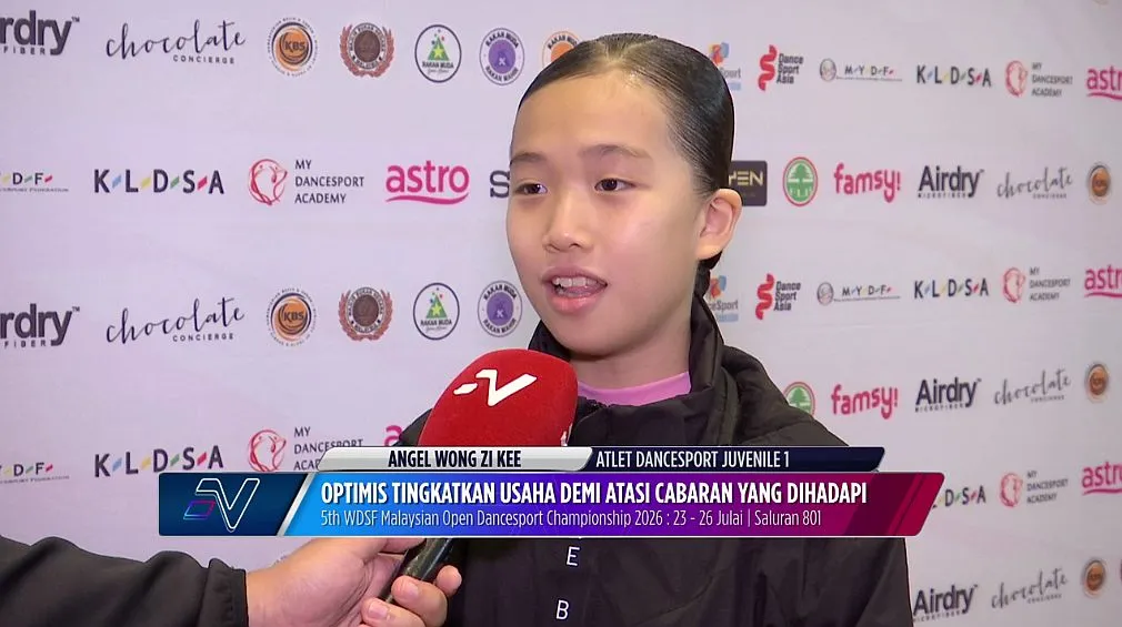 Kaki rata bukan halangan, Angel Wong terus kejar impian dalam dunia Dancesport