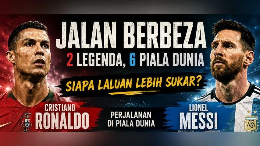 Ronaldo vs Messi di Piala Dunia: Laluan siapa sebenarnya lebih sukar? Statistik ini cetus perdebatan menjelang Portugal bertemu Sepanyol