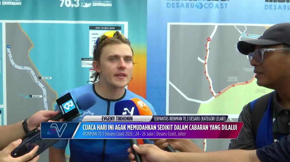 Atlet Kyrgyzstan tawan Ironman 70.3 Desaru, Kuok Yuen dan Yen Chia muncul terbaik Malaysia