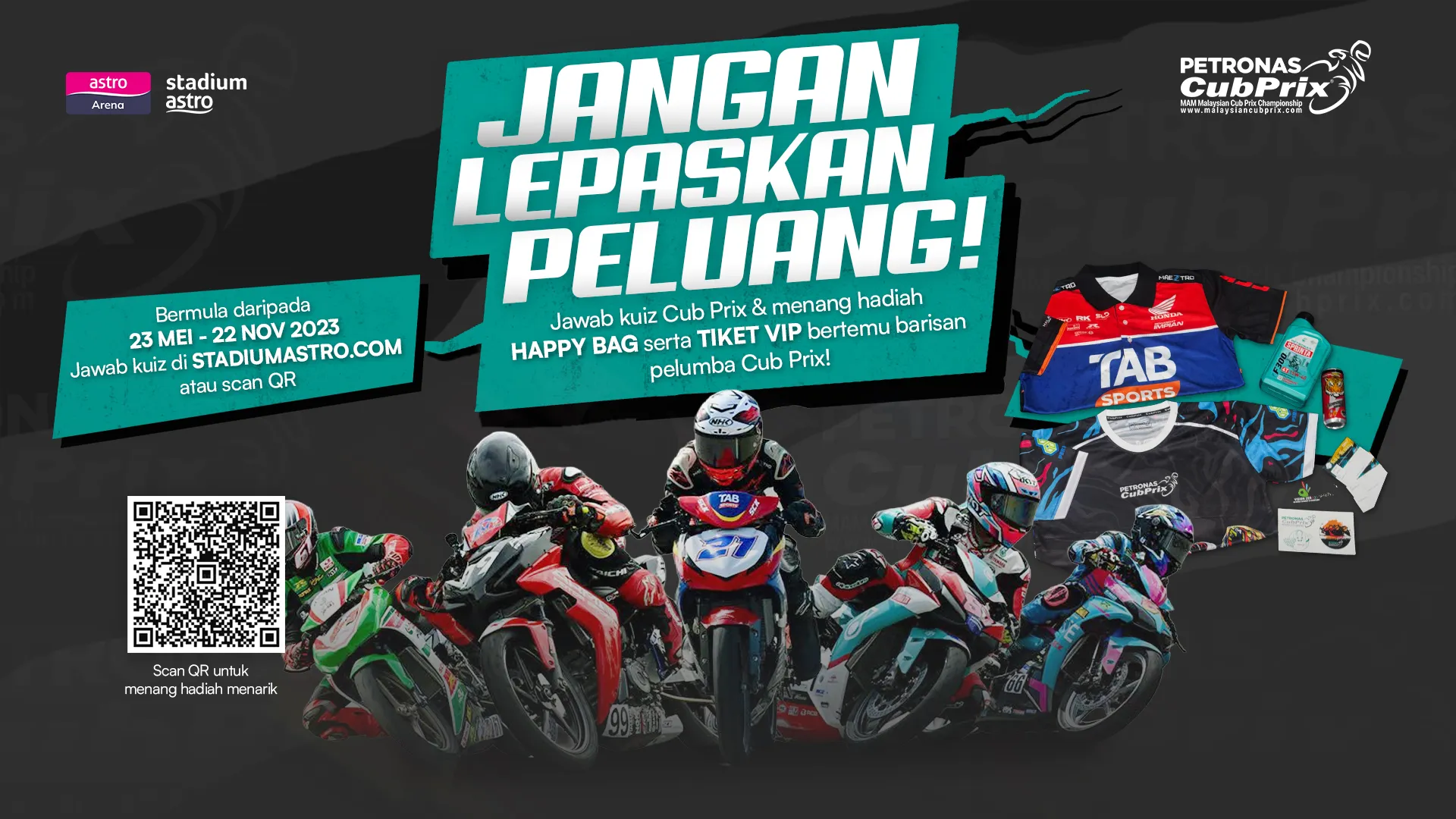 Jawab kuiz Cub Prix dan menang 'Happy Bag' serta 'Hadiah Istimewa' sekarang!
