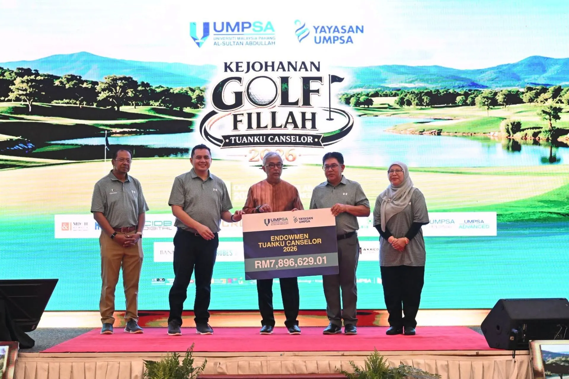 Kejohanan Golf Fillah Tuanku Canselor UMPSA raih dana sebanyak RM7.8 juta