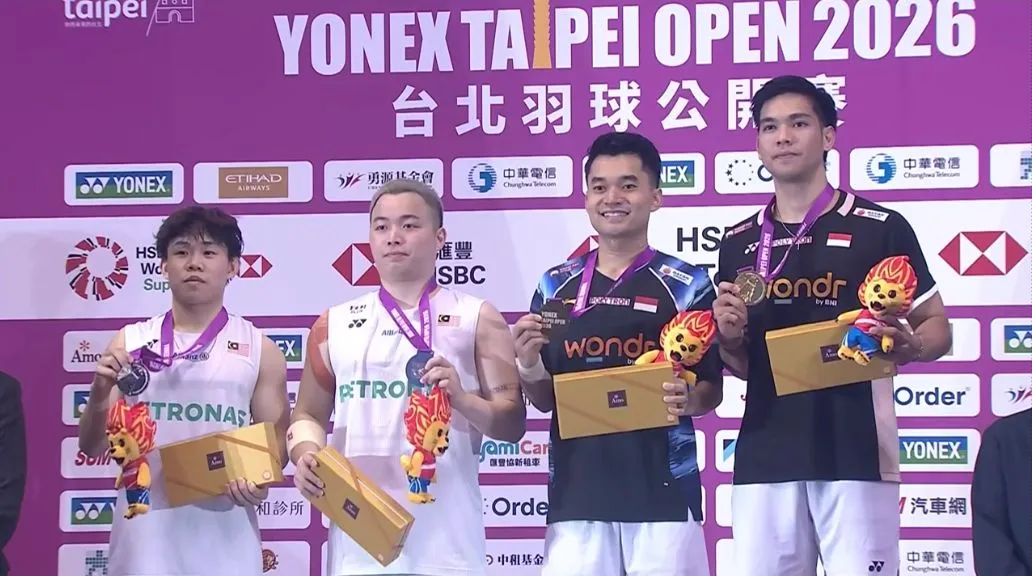 Terbuka Taiwan: Aaron Chia-Aaron Tai muncul naib juara