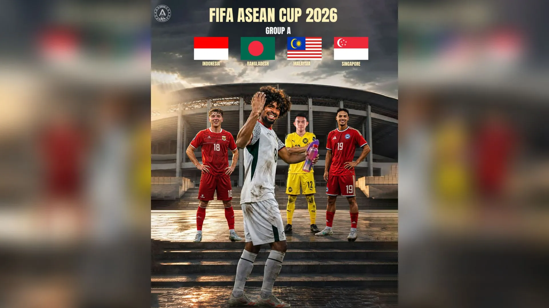 Piala ASEAN FIFA: Bangladesh ganti, satu kumpulan dengan Malaysia