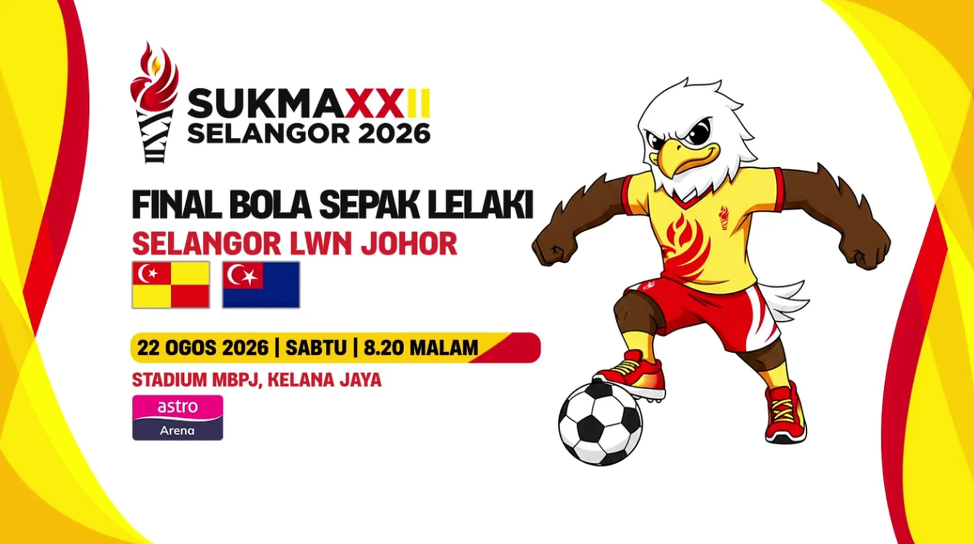 Selangor 2026: Selangor, Johor bakal berentap rebut ibu emas!