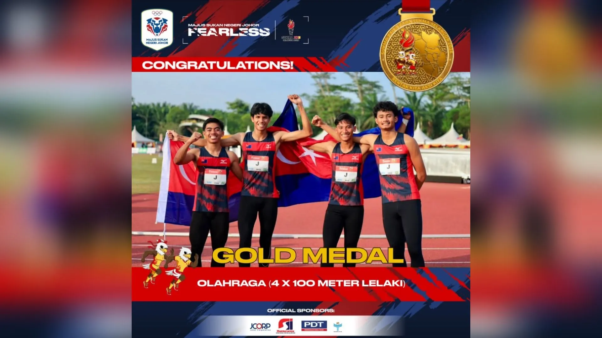 Selangor 2026: Johor gempur rekod SUKMA, Danish raih emas kedua