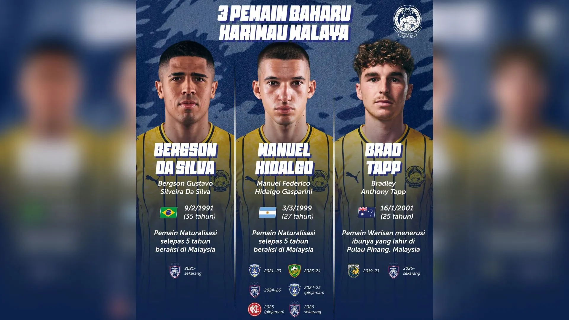 3 pemain