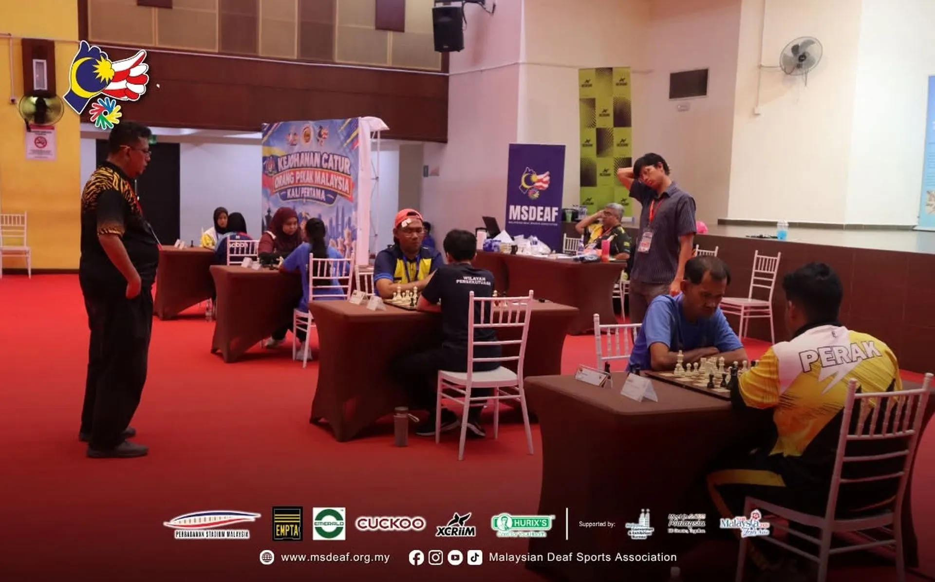 Kejohanan Catur Pekak: Pemain catur pekak menyerlah, peluang wakili negara menanti