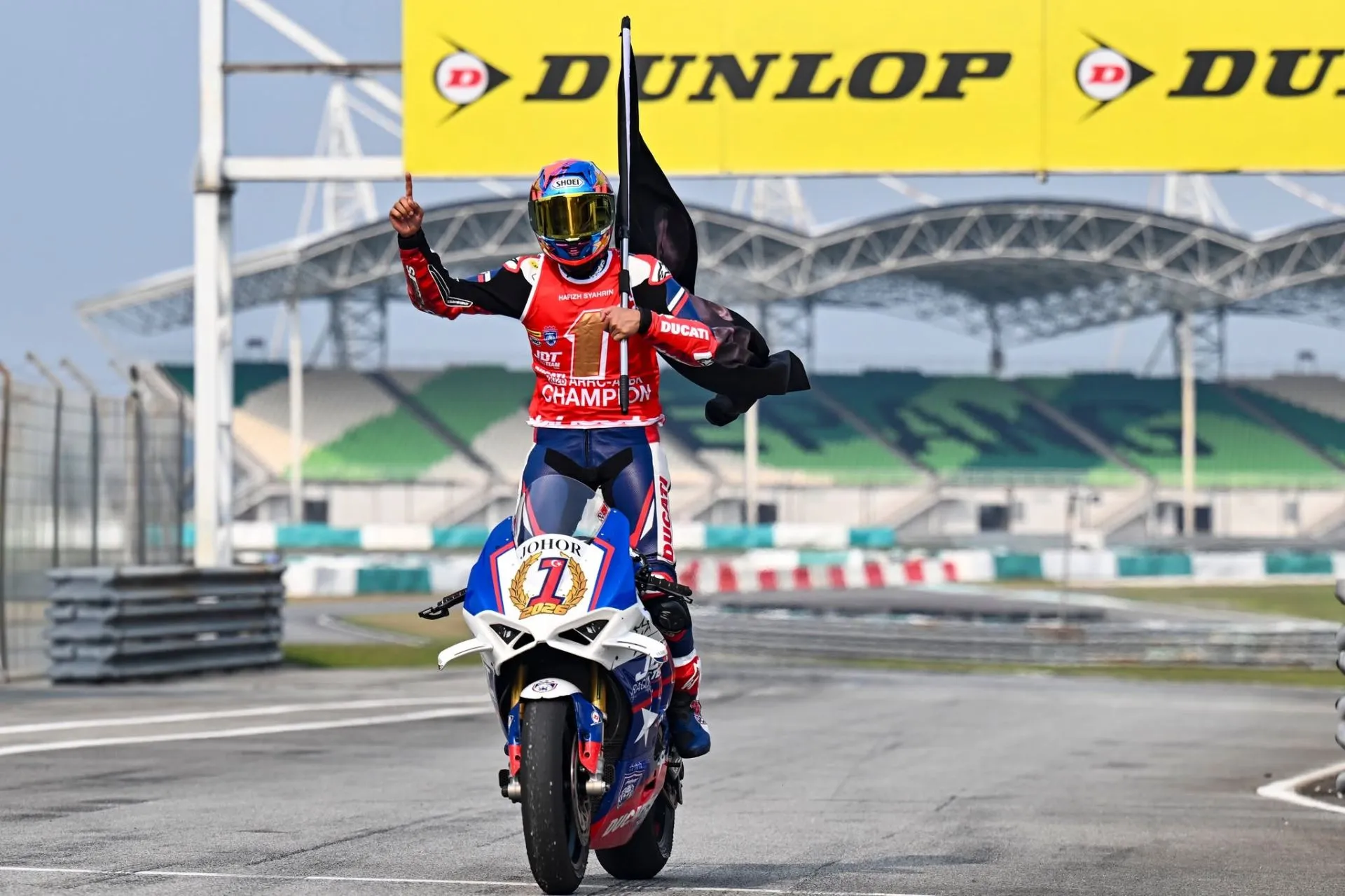 ARRC: Hafizh Syahrin pertahan gelaran ASB1000, JDT Racing Team terus unggul