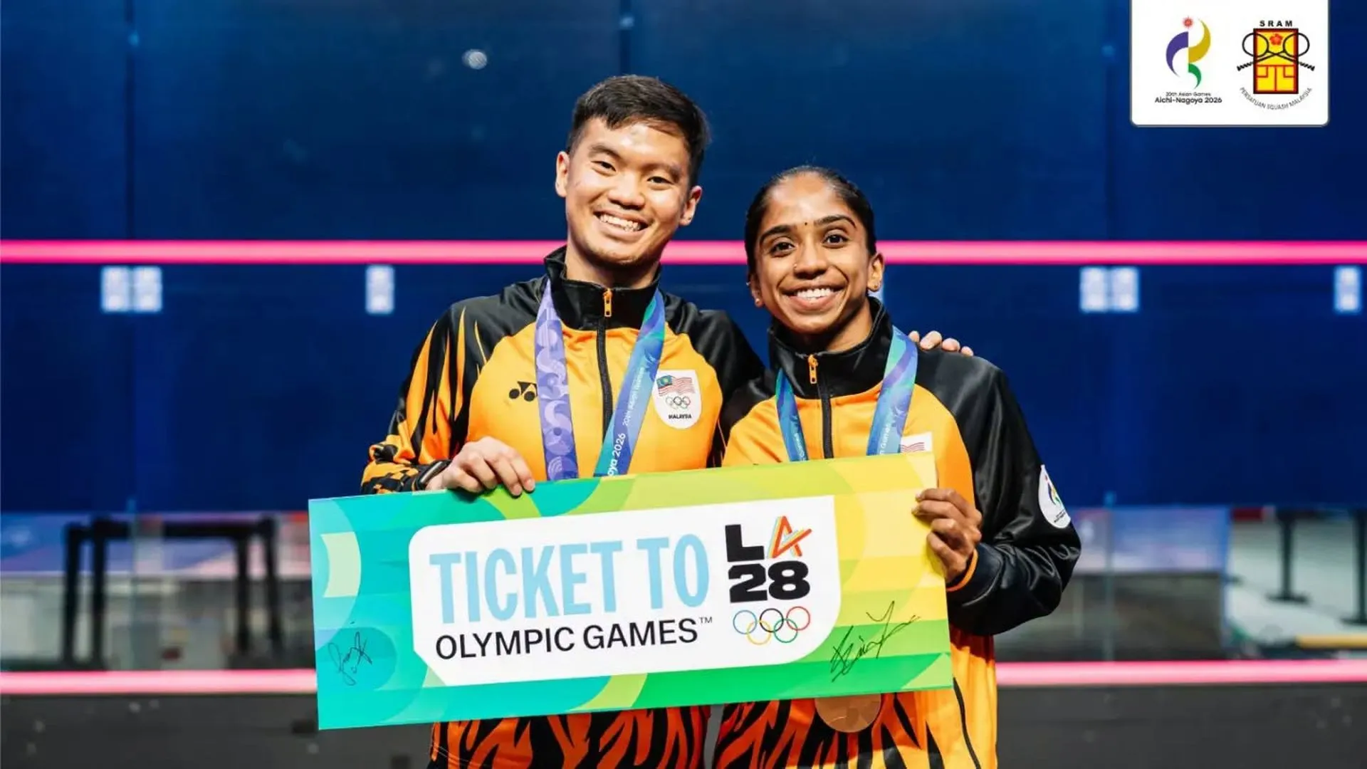 Empat emas skuasy, Eain Yow dan Sivasangari bawa harapan hingga LA2028