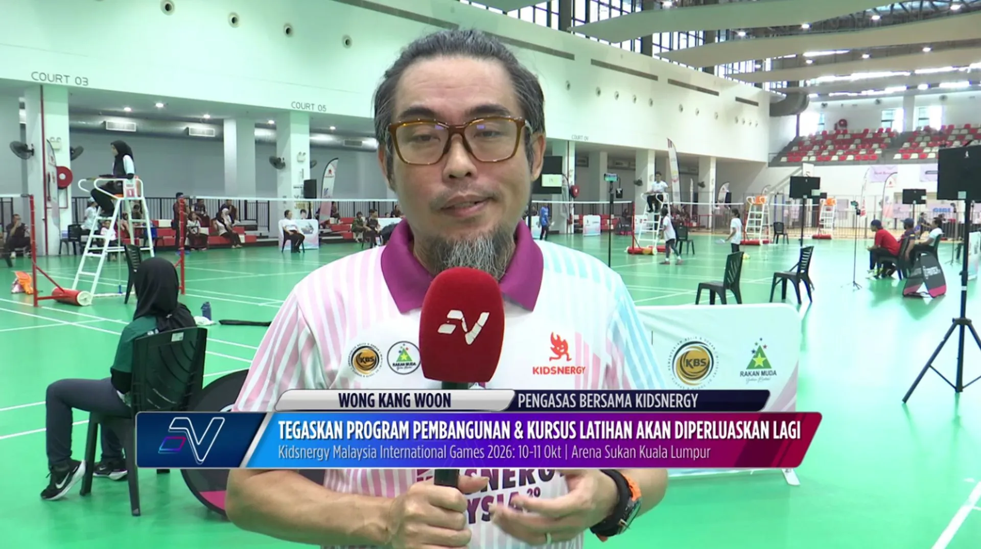 Kidsnergy serlah bakat muda sukan badminton, bola tampar
