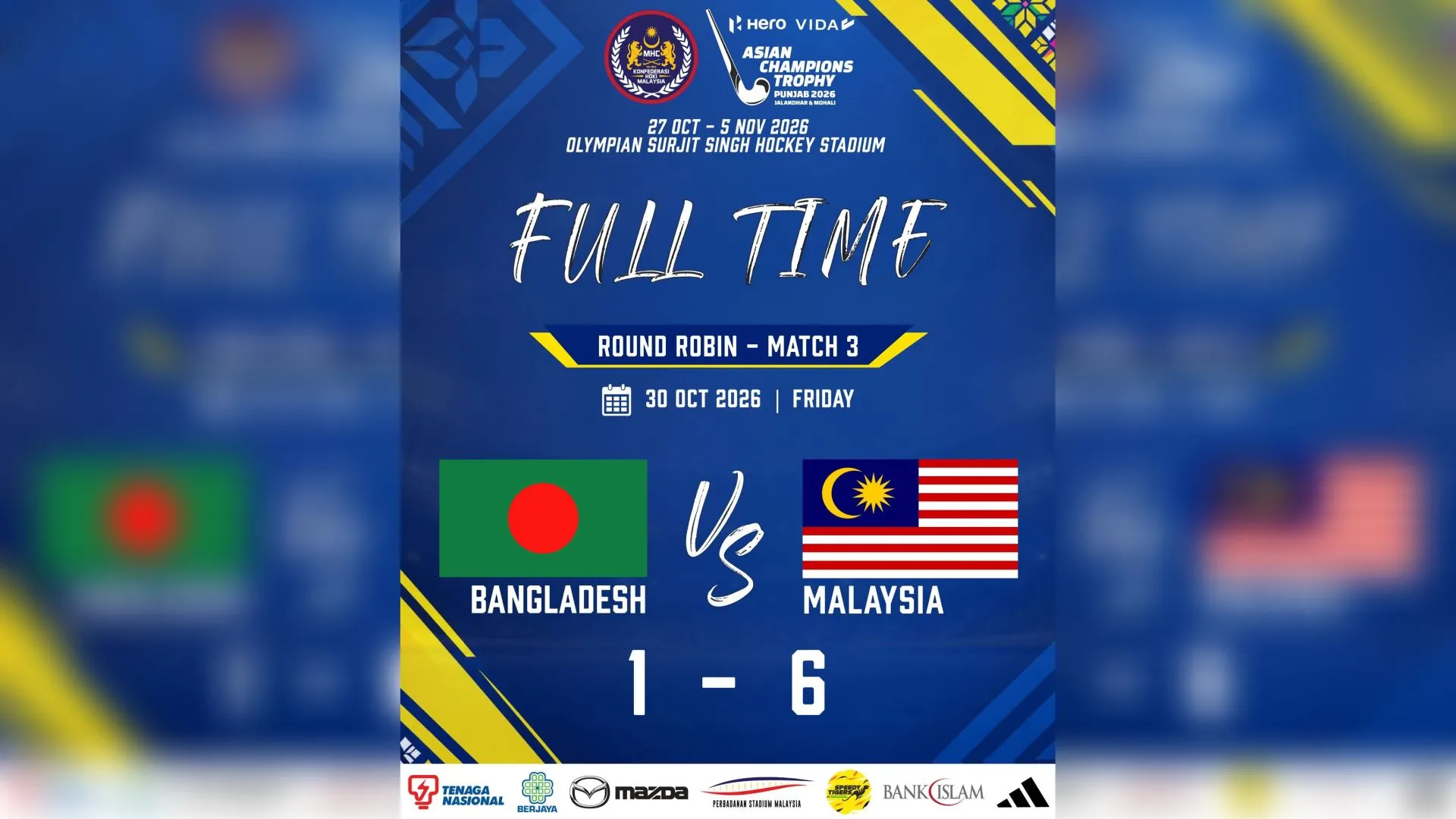 ACT 2026: Malaysia garang tundukkan Bangladesh