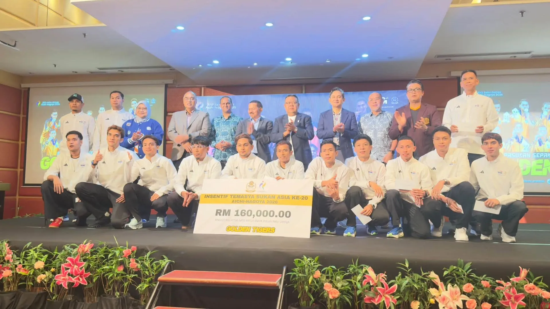 Golden Tigers terima ganjaran RM160,000 susulan kejayaan di Aichi-Nagoya