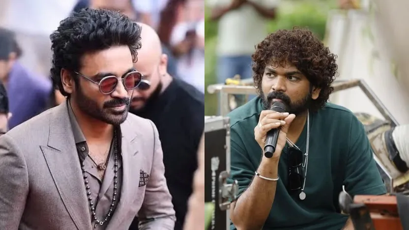 Vignesh Shivan and Dhanush 