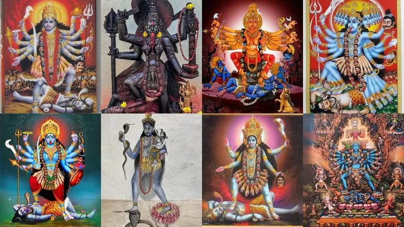 8 forms of Kaliamman