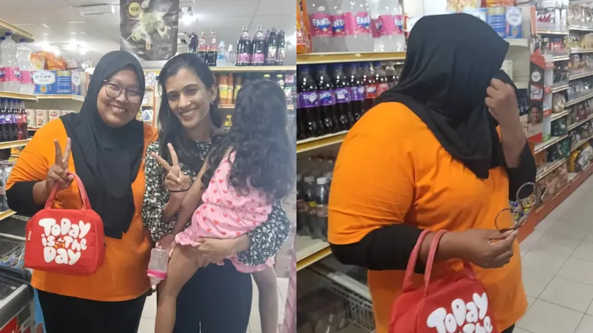 Malaysian Mother Nearly Cries After Cashier Quietly Pays RM18 Grocery Balance
