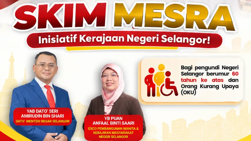 Skim Mesra :  Here’s How Seniors and OKU Can Apply For Selangor’s Scheme