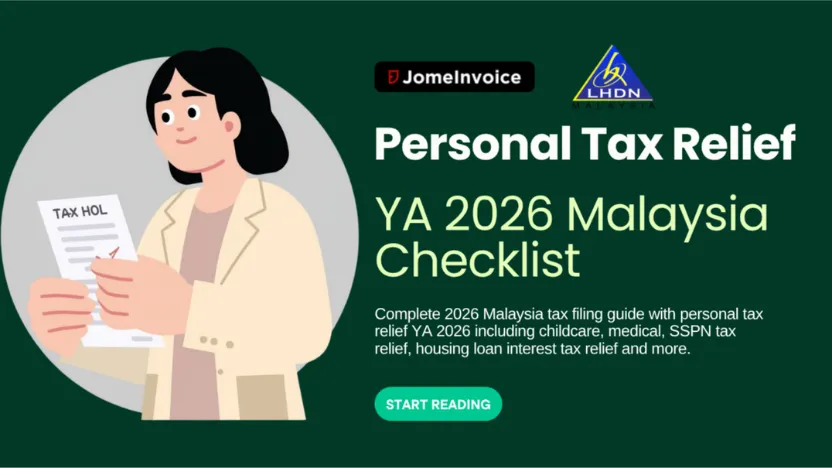 Tax Reliefs 2026 :  6 New Reliefs for Tax Year Assessment (YES 2026)