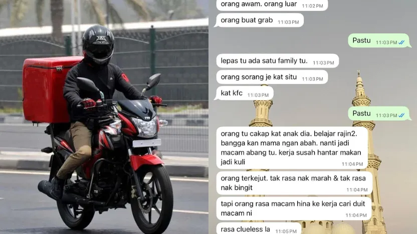 Delivery Rider’s Heartbreak After Overhearing a Parent’s Remark