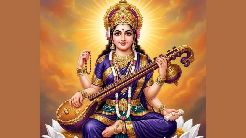 Navarathiri Special: The Story of Goddess Saraswati and the Blessings She Represents