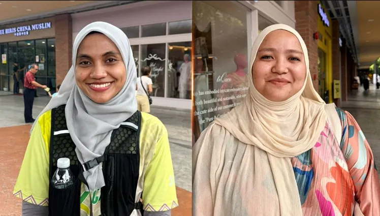 Nurasyikin (kiri) dan Seri Yunisa.