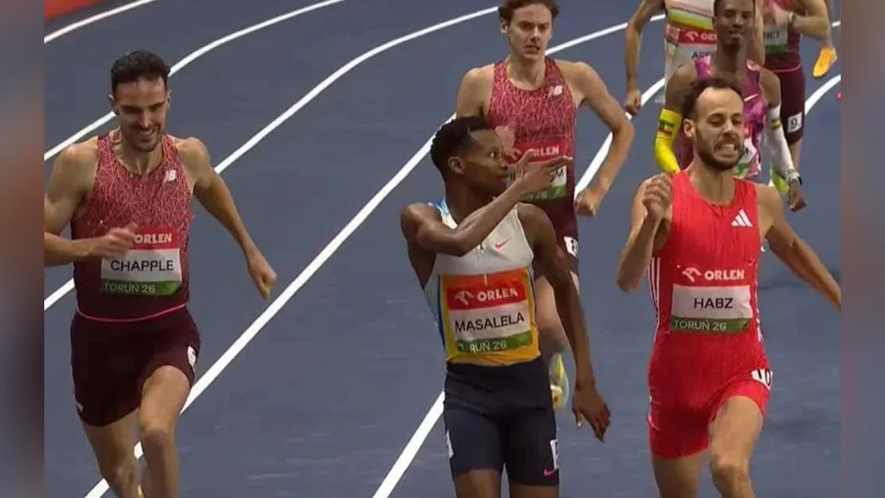 Tunjuk isyarat seperti pistol, kemenangan Masalela dibatalkan meski pecah rekod kebangsaan