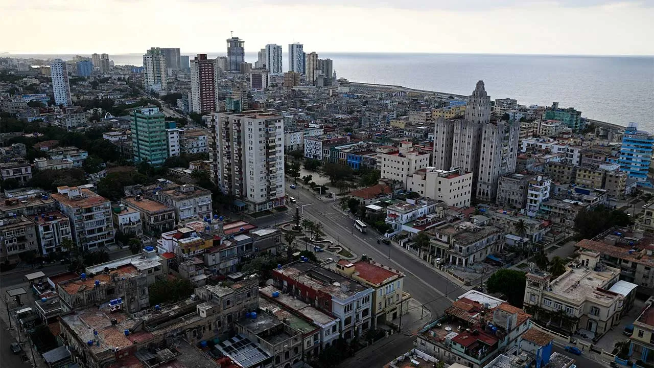 Solar panels are installed on the roof of a restaurant, as Cubans grapple with an ongoing energy crisis exacerbated by fuel shortages, Havana, Cuba February 19, 2026. REUTERS/Norlys Perez