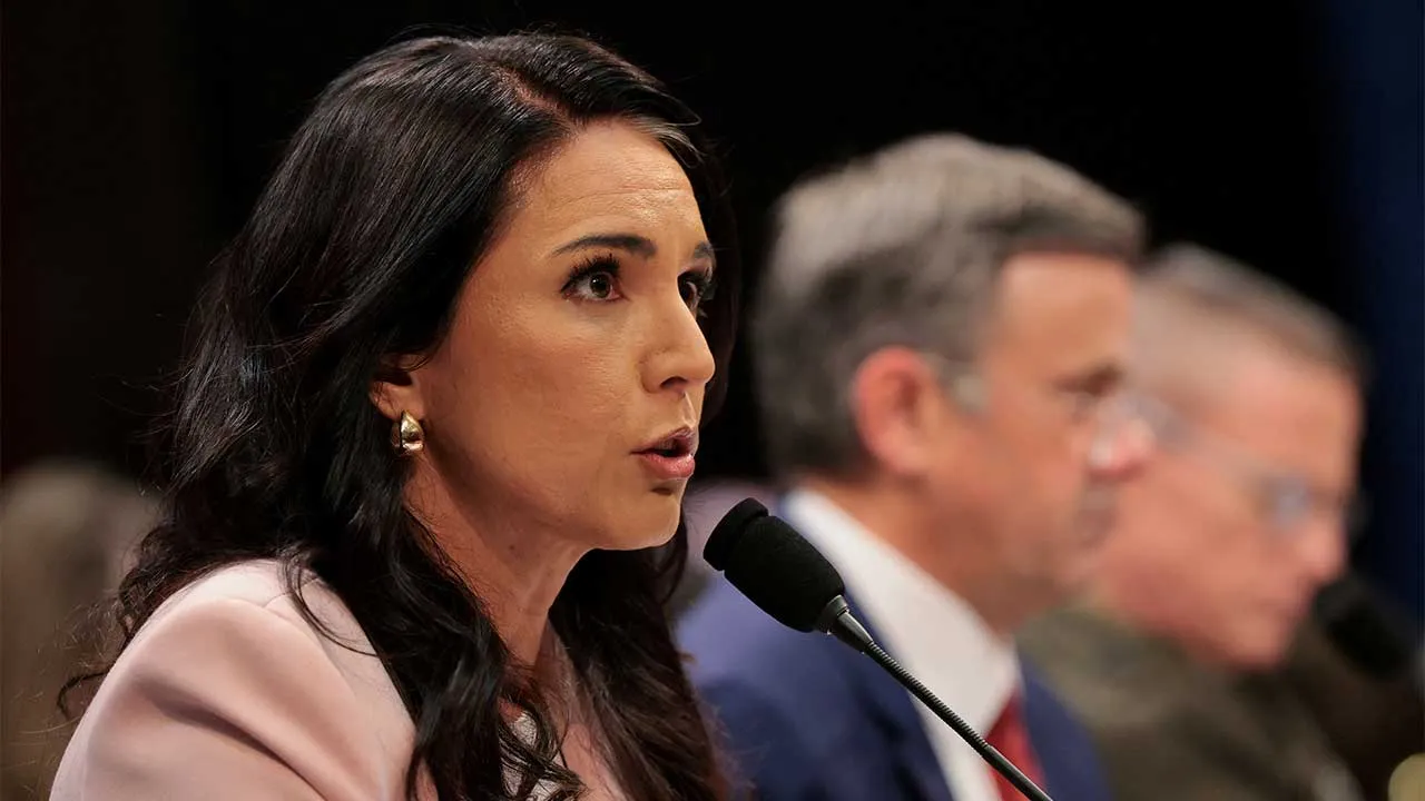 Director of National Intelligence (DNI) Tulsi Gabbard testifies before a U.S. House Intelligence Committee hearing on worldwide threats, on Capitol Hill in Washington, D.C., U.S., March 19, 2026. REUTERS/Kylie Cooper